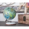 Globes LITTON LANE 7 In. X 5 In. Modern Decorative Globe In Multi Colors -Globe Sales multi litton lane globes 94460 64 1000
