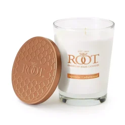 ROOT CANDLES Veriglass Japanese Cedarwood Scented Filled Jar Candle -Globe Sales natural root candles candles 8870147 fa 1000