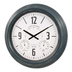 Globe Sales -Globe Sales navy blue la crosse technology wall clocks 433 3838 c3 1000