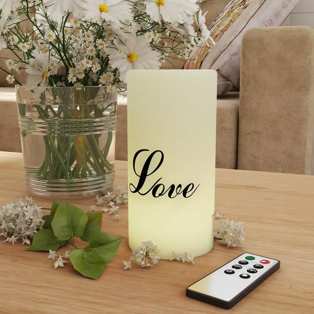 Flameless Candles Lavish Home “Love” LED Flameless Candle With Remote Control 8 Flameless Candles Lavish Home “Love” LED Flameless Candle With Remote Control - Image 6