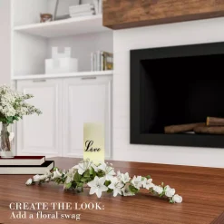 Flameless Candles Lavish Home “Love” LED Flameless Candle With Remote Control 12 Flameless Candles Lavish Home “Love” LED Flameless Candle With Remote Control -Globe Sales off white lavish home flameless candles hw0200139 44 1000