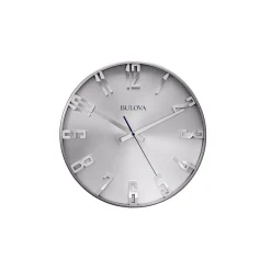 Wall Clocks Bulova 16 In. H X 16 In. W Wall Clock With Slimline Metal Case