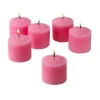 Candles Light In The Dark 10 Hour Pink Rose Garden Scented Votive Candle (Set Of 72)