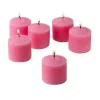 Candles Light In The Dark 10 Hour Soft Pink Unscented Votive Candle (Set Of 72)