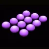 Flameless Candles LUMABASE 1.25 In. D X 0.875 In. H X 1.25 In. W Purple Floating Blimp Lights (12-Count) -Globe Sales purple lumabase flameless candles 54112 64 1000