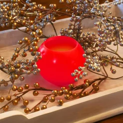 Flameless Candles LUMABASE Battery Operated Wax LED Candles – Red (Set Of 2) -Globe Sales red lumabase flameless candles 97702 c3 1000