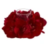 Candle Holders Nearly Natural Amaryllis Artificial Arrangement Candelabrum