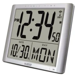 Globe Sales -Globe Sales silver la crosse technology wall clocks bbb87269 4f 1000