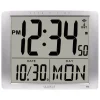 Wall Clocks La Crosse Technology 20 In. Extra Large Digital Atomic Wall Clock 2 Wall Clocks La Crosse Technology 20 In. Extra Large Digital Atomic Wall Clock -Globe Sales silver la crosse technology wall clocks bbb87269 64 1000