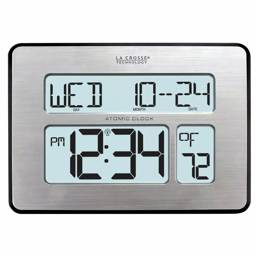 Wall Clocks La Crosse Technology Atomic Full Calendar Digital Clock With Extra Large Digits – Perfect Gift For The Elderly 7 Wall Clocks La Crosse Technology Atomic Full Calendar Digital Clock With Extra Large Digits – Perfect Gift For The Elderly - Image 5