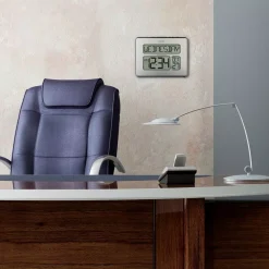 Wall Clocks La Crosse Technology Atomic Full Calendar Digital Clock With Extra Large Digits – Perfect Gift For The Elderly 14 Wall Clocks La Crosse Technology Atomic Full Calendar Digital Clock With Extra Large Digits – Perfect Gift For The Elderly -Globe Sales silver la crosse technology wall clocks c86279 4f 1000