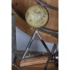 Globes LITTON LANE 14 In. Rustic Globe With Triangular Stand -Globe Sales silver litton lane globes 43477 64 1000