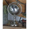 Globes LITTON LANE 14 In. Modern Globe With Axis Ring -Globe Sales silver litton lane globes 43479 64 1000
