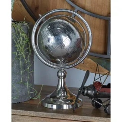 Globes LITTON LANE 14 In. Modern Globe With Axis Ring