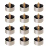 Flameless Candles LUMABASE Battery Operated Silver Plated LED Tea Lights (12-Count) -Globe Sales silver lumabase flameless candles 84712 64 1000