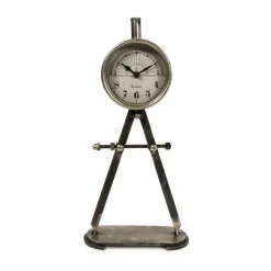 Table Clocks Zentique Rustic Mathematical Compass Shaped Stand Table Clock -Globe Sales silver zentique table clocks zen 50211 44 1000