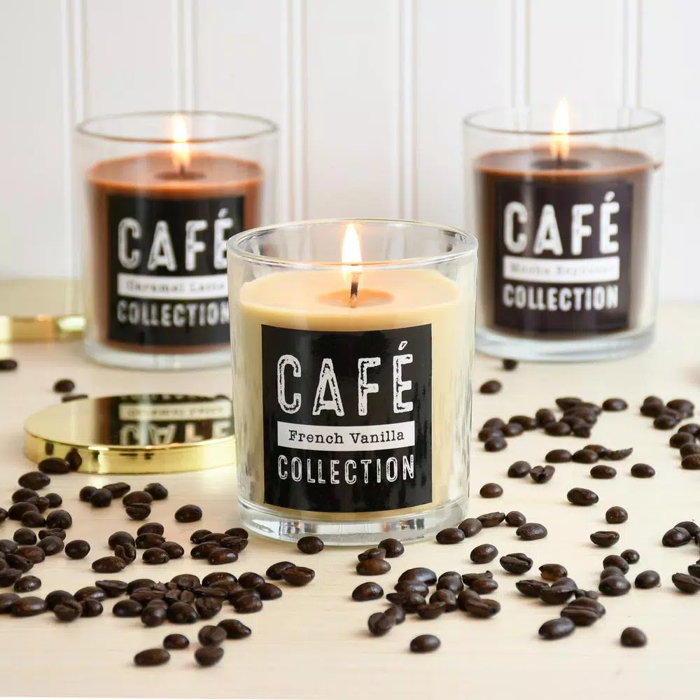 LUMABASE Coffee Cafe Collection Scented Candles In 10 Oz. Glass Jars (Set Of 3) 6 LUMABASE Coffee Cafe Collection Scented Candles In 10 Oz. Glass Jars (Set Of 3) - Image 4