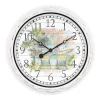 Wall Clocks La Crosse Technology 15.75 In. Indoor/Outdoor Quartz Wall Clock – Changes In Latitudes -Globe Sales white la crosse technology wall clocks 433 3841mv 64 1000