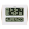 Wall Clocks La Crosse Technology Digital Atomic Faux Wood Sided Wall Clock With Temperature And Indoor Humidity -Globe Sales white la crosse technology wall clocks 513 1919 int 64 1000