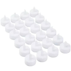 Flameless Candles Lavish Home 1.5 In. H LED Tea Light Candle Set (24-Piece)