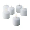 Candles Light In The Dark 10 Hour White Unscented Votive Candle (Set Of 72) -Globe Sales white light in the dark candles litd v 1072 64 1000