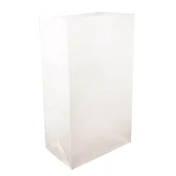 Candle Holders LUMABASE White Luminaria Bags (100-Count)
