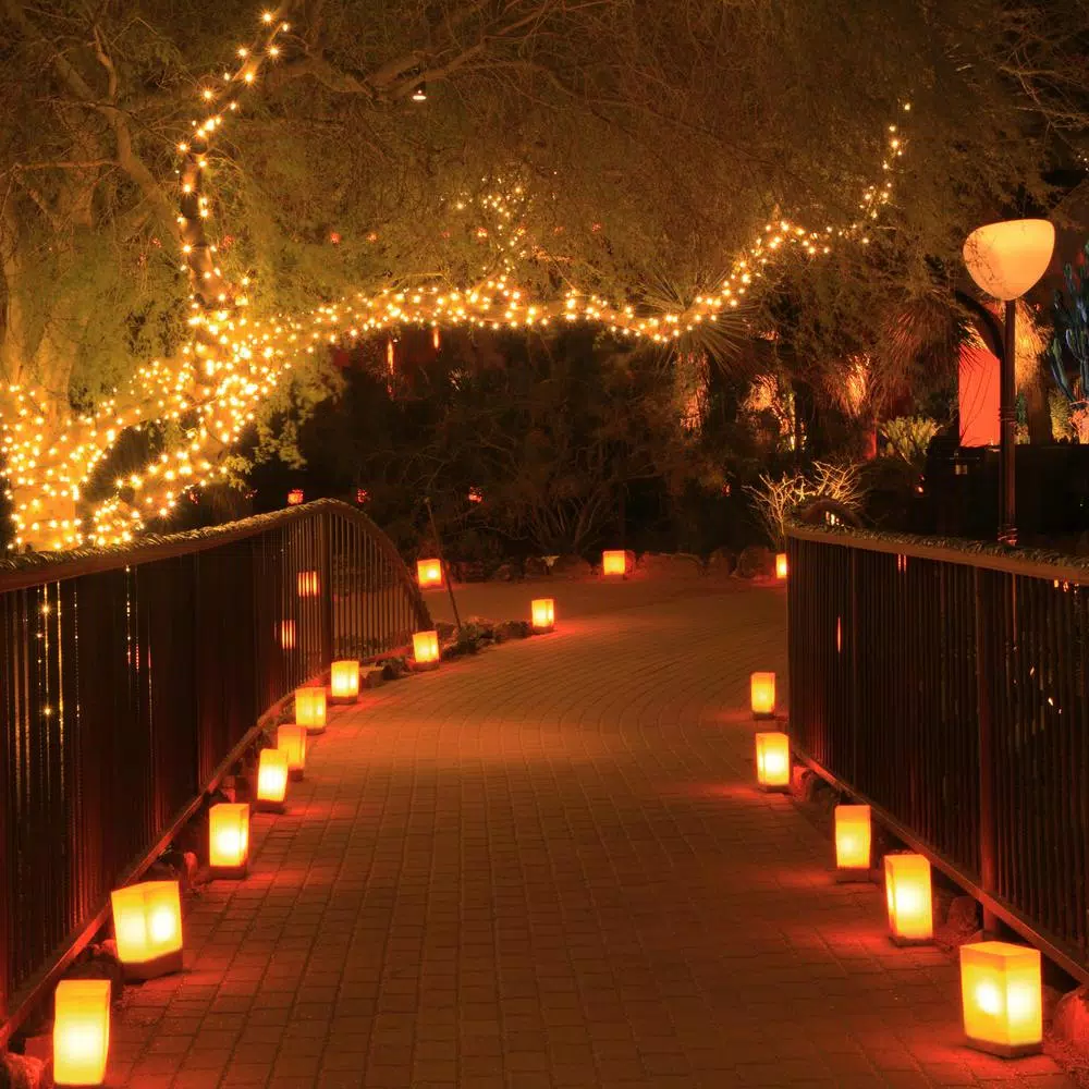 Candle Holders LUMABASE Luminaria Bag 3.5 In. X 10 In. White Plastic 100-Pack 6 Candle Holders LUMABASE Luminaria Bag 3.5 In. X 10 In. White Plastic 100-Pack - Image 4