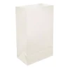 Candle Holders LUMABASE Luminaria Bag 3.5 In. X 10 In. White Plastic 100-Pack