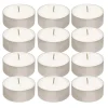 LUMABASE Mega Tea Light Candles (12-Count) -Globe Sales white lumabase candles 30312 64 1000