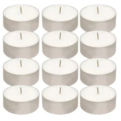 LUMABASE Mega Tea Light Candles (12-Count)