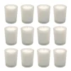 LUMABASE 12 Candles (15 Hours) In Frosted Glass Votives