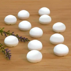 Flameless Candles LUMABASE 1.25 In. D X 0.875 In. H X 1.25 In. W White Floating Blimp Lights (12-Count) -Globe Sales white lumabase flameless candles 54012 4f 1000