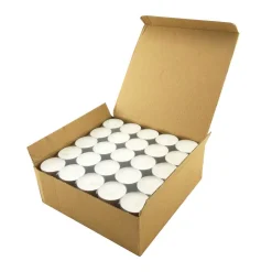 Stonebriar Collection White Unscented Long Burning Tealight Candles – 8 Hours (100-Pack) -Globe Sales white stonebriar collection candles dtl 100 8 44 1000