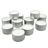 Stonebriar Collection White Unscented Long Burning Tealight Candles – 8 Hours (100-Pack)