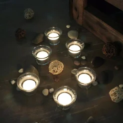 Candles Stonebriar Collection Unscented Long Burning Tealight Candle -Globe Sales white stonebriar collection candles dtl 50 8 1f 1000