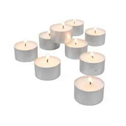Stonebriar Collection Unscented Long Burning Tealight Candles (300-Pack) -Globe Sales white stonebriar collection candles sb sp 3424a 44 1000
