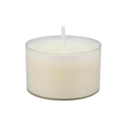 Stonebriar Collection Unscented Long Burning Clear Cup Tealight Candles (48-Pack) 10 Stonebriar Collection Unscented Long Burning Clear Cup Tealight Candles (48-Pack) -Globe Sales white stonebriar collection candles sb sp 3426a 1f 1000