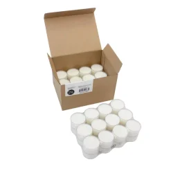 Stonebriar Collection Unscented Long Burning Clear Cup Tealight Candles (48-Pack) 9 Stonebriar Collection Unscented Long Burning Clear Cup Tealight Candles (48-Pack) -Globe Sales white stonebriar collection candles sb sp 3426a 4f 1000
