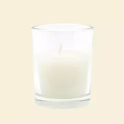 Zest Candle 2 In. White Citronella Round Glass Votive Candles (12-Box)