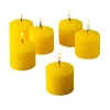 Light In The Dark 10 Hour Yellow Unscented Votive Candles (Set Of 12) 2 Light In The Dark 10 Hour Yellow Unscented Votive Candles (Set Of 12) -Globe Sales yellow light in the dark candles litd v1012 yellow 64 1000