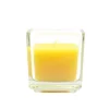 Zest Candle 2 In. Yellow Citronella Square Glass Votive Candles (12-Box)